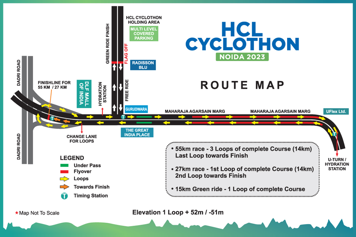 Cyclothon Map 